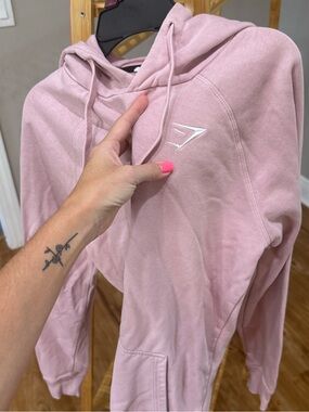 GymShark Hoodie in Dusty Pink, Size XS
